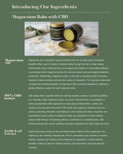 Load image into Gallery viewer, Magnesium Balm with CBD & Nettle Extract