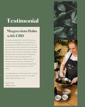 Load image into Gallery viewer, Magnesium Balm with CBD & Nettle Extract