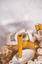 Load image into Gallery viewer, Hand Crafted Beeswax Taper Candles