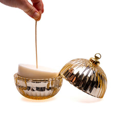 Load image into Gallery viewer, Refills for Ribbed Glass Christmas Bauble Candle