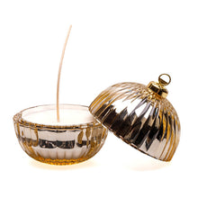 Load image into Gallery viewer, Refills for Ribbed Glass Christmas Bauble Candle