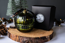 Load image into Gallery viewer, Unique Glass Christmas Bauble Candle
