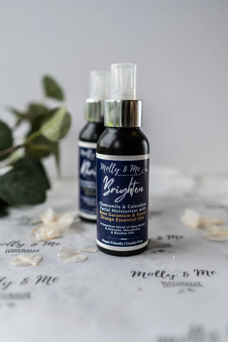 Brighten Facial Moisturiser with Chamomile & Calendula Extracts.