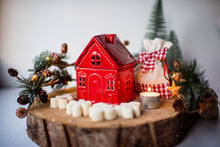 Load image into Gallery viewer, Small Christmas House Melt Burner  - SALE ITEM