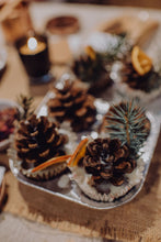 Load image into Gallery viewer, Christmas Spice Pine Cone Firestarter's