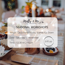 Load image into Gallery viewer, Christmas Candle Making Workshop at Ditsy Floral Design Studio in Scarva, County Down