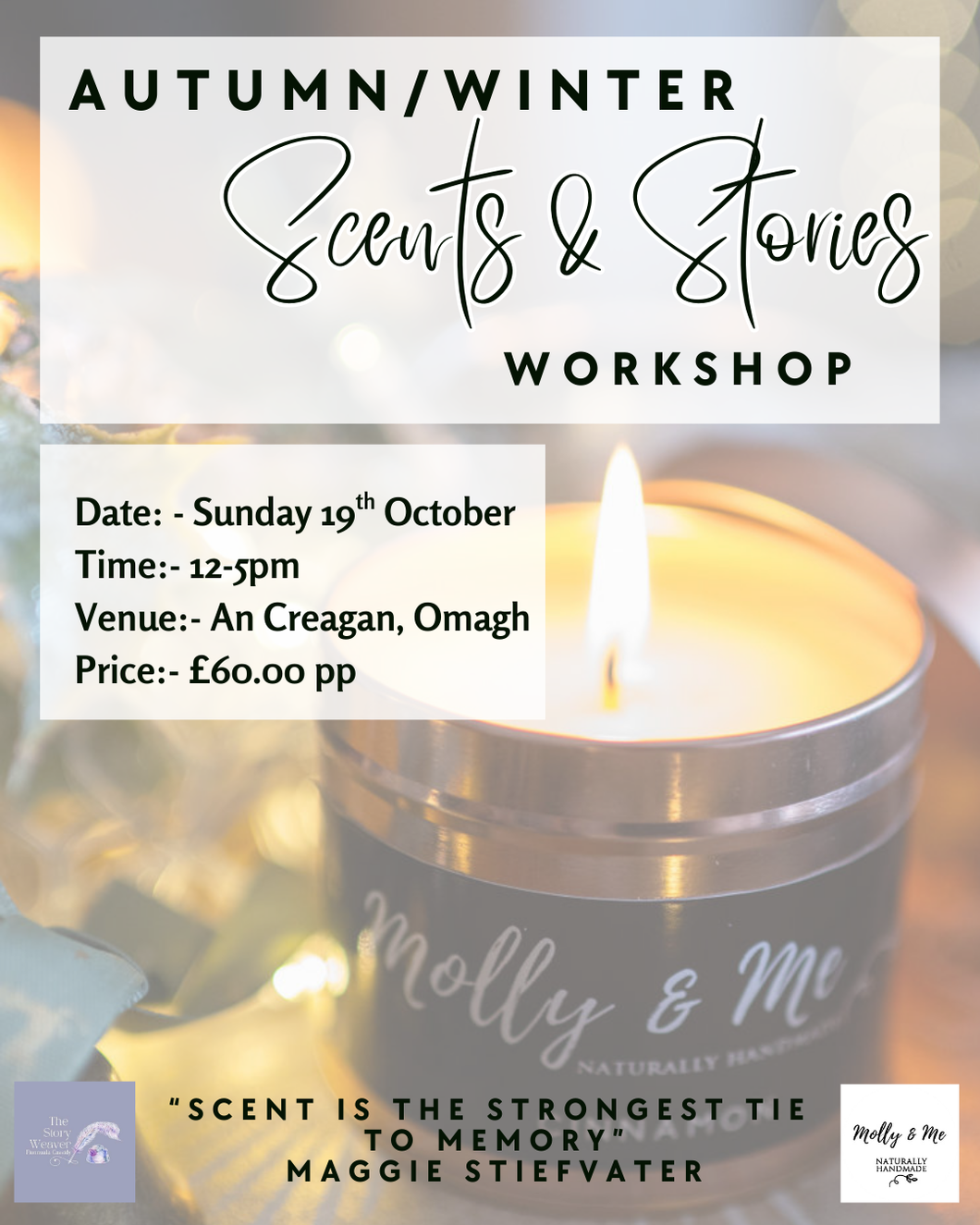Scents & Stories: A Candle Making and Creative Writing Workshop