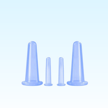 Load image into Gallery viewer, The Facial Cupping Ritual Set — Four Silicone Cups