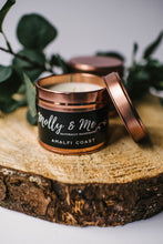 Load image into Gallery viewer, Cosy Nights  Rose Gold Candle Tin