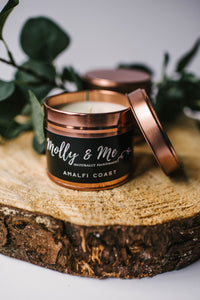 Cosy Nights  Rose Gold Candle Tin