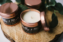 Load image into Gallery viewer, Cosy Nights  Rose Gold Candle Tin